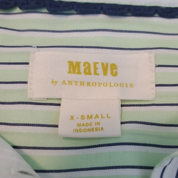 Maeve Anthropologie Alix Oversized Henley Popover Tunic Blouse - Picture 10 of 10